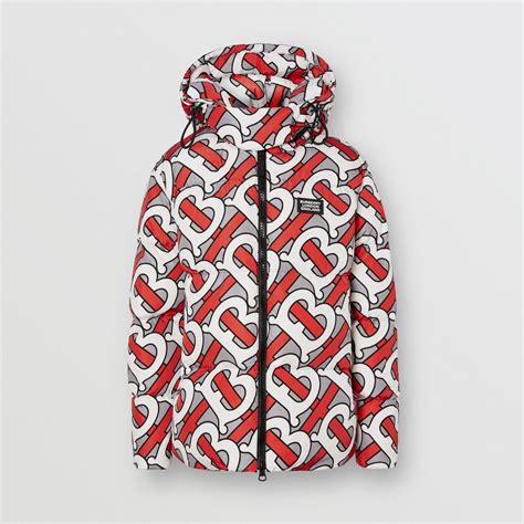 burberry monogram print puffer jacket|Burberry cashmere cape jacket.